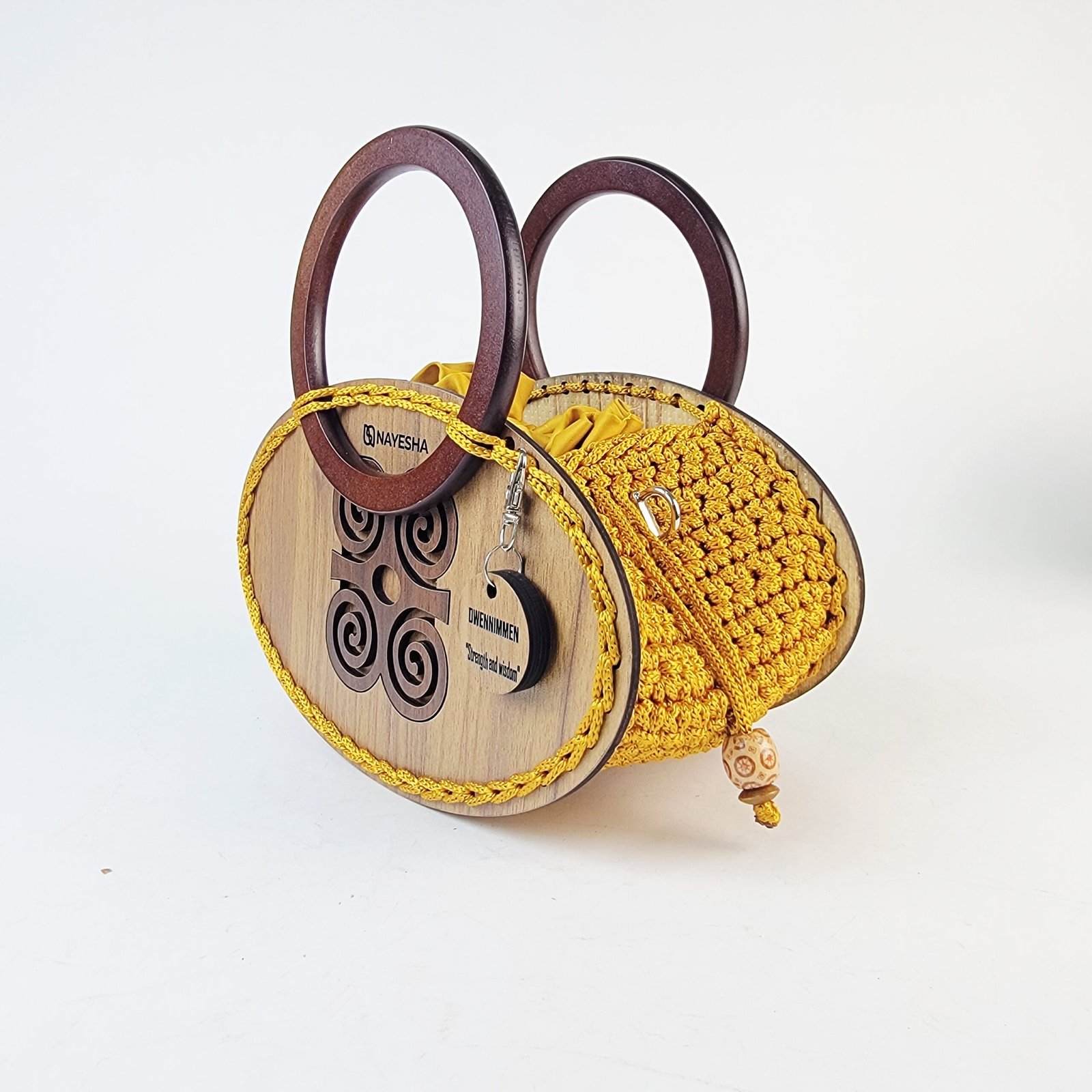 Edudzi small plate crochet handbag