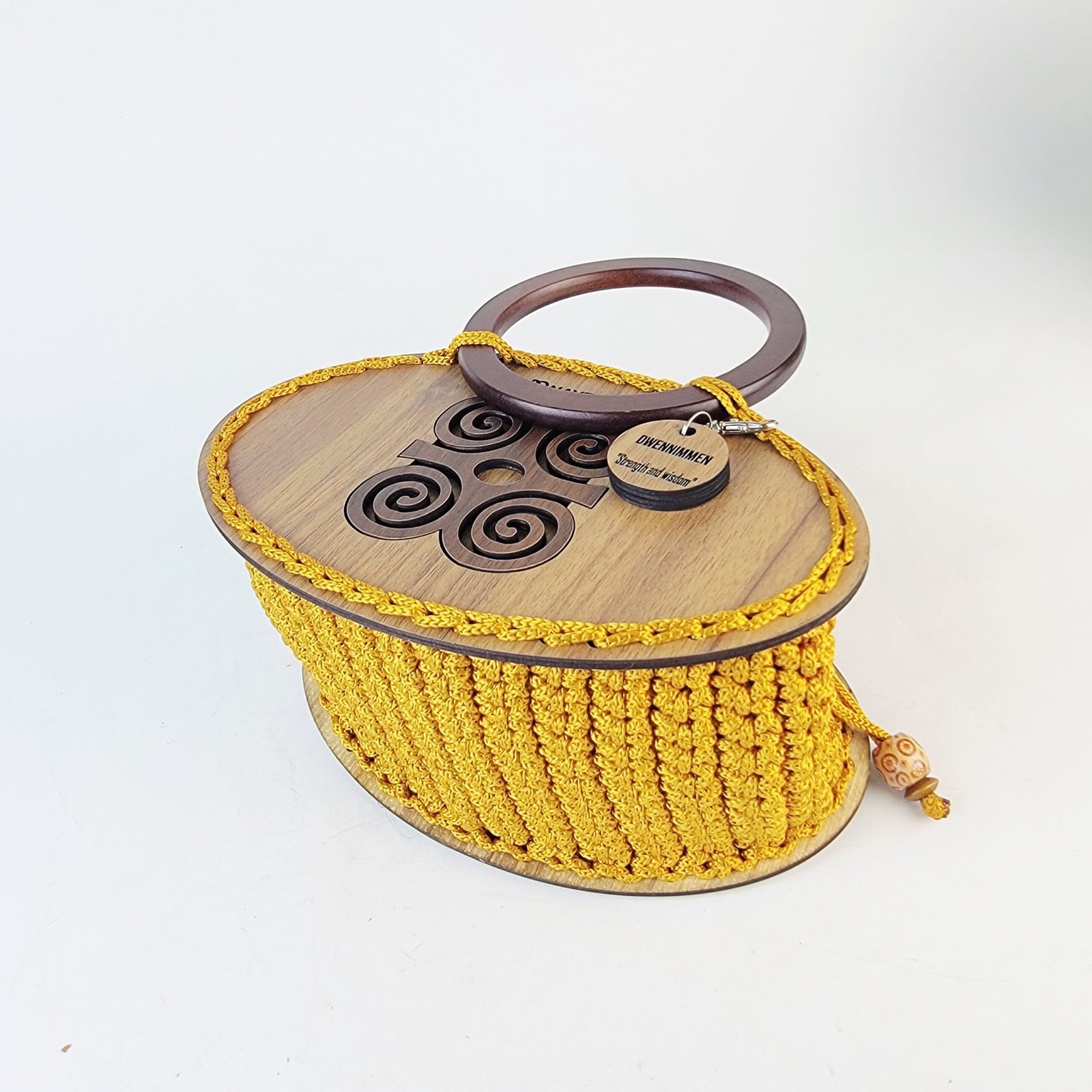 Edudzi small plate crochet handbag