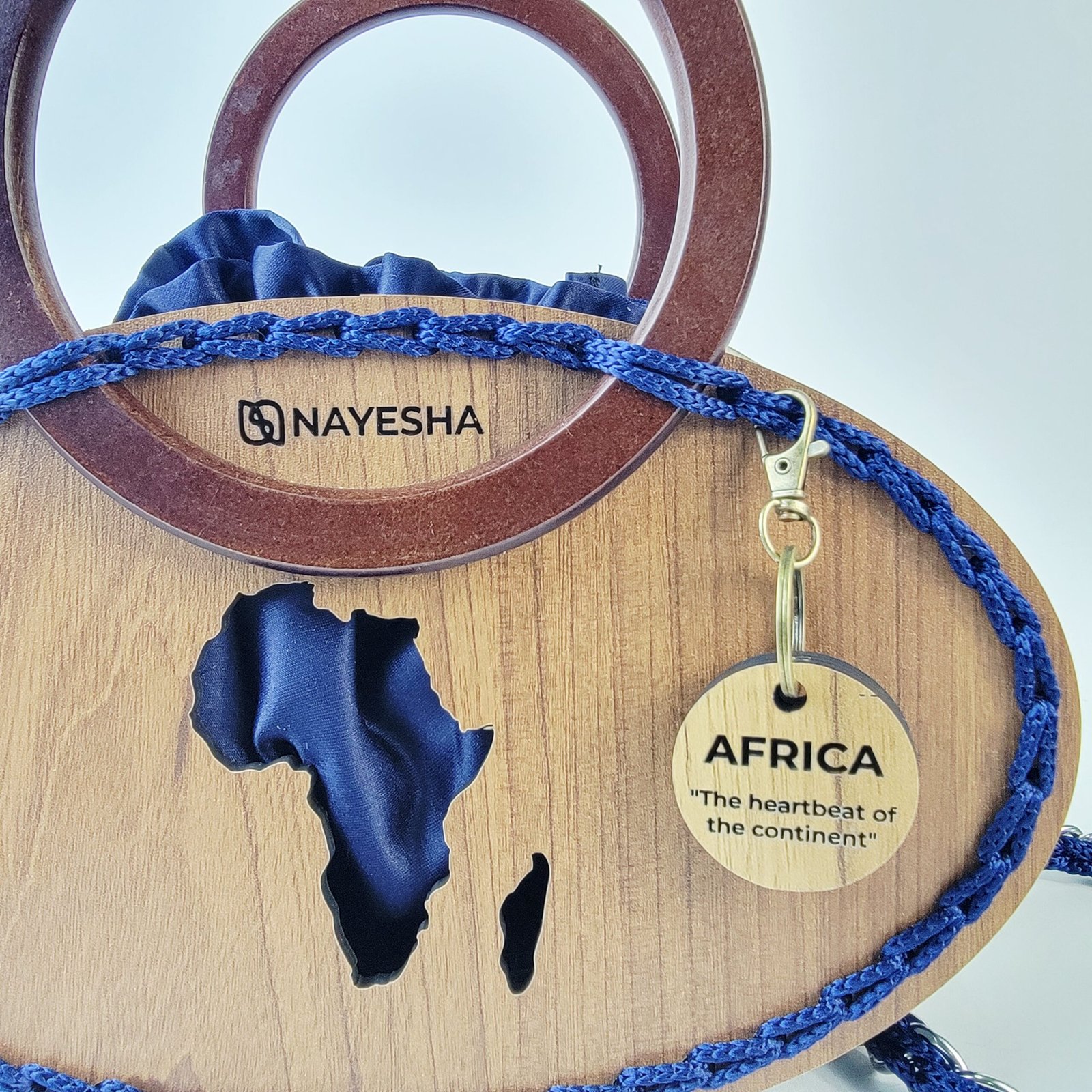 Edudzi small plate crochet handbag