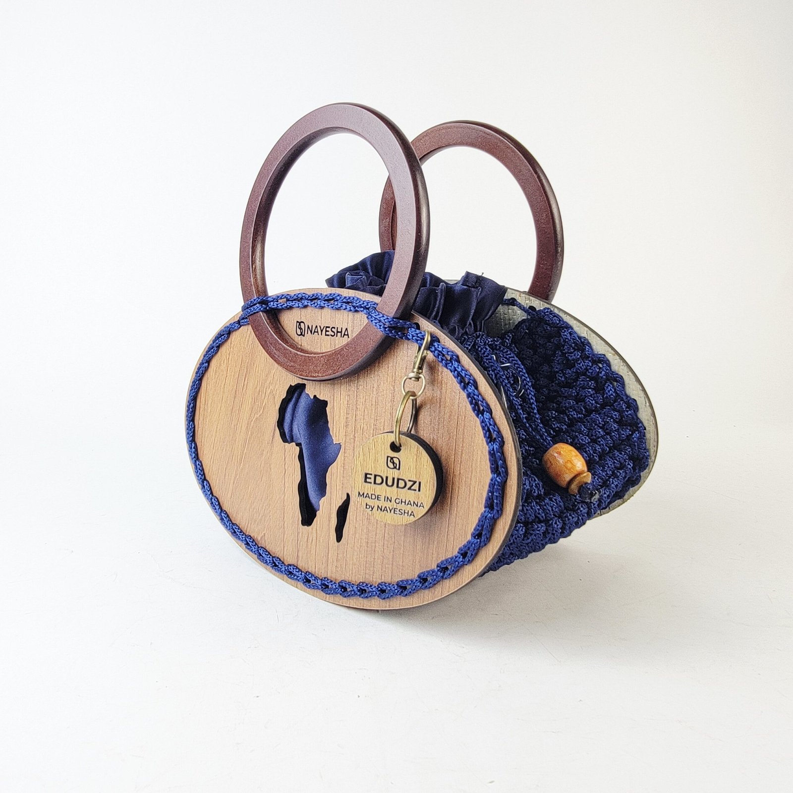 Edudzi small plate crochet handbag